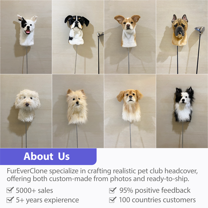 Ready-made Golden Doodle Golf Club Cover