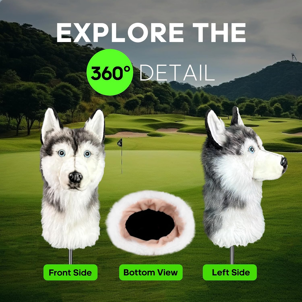 Husky Golf Club Cover