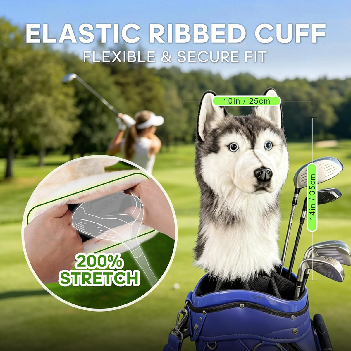 Husky Golf Club Cover
