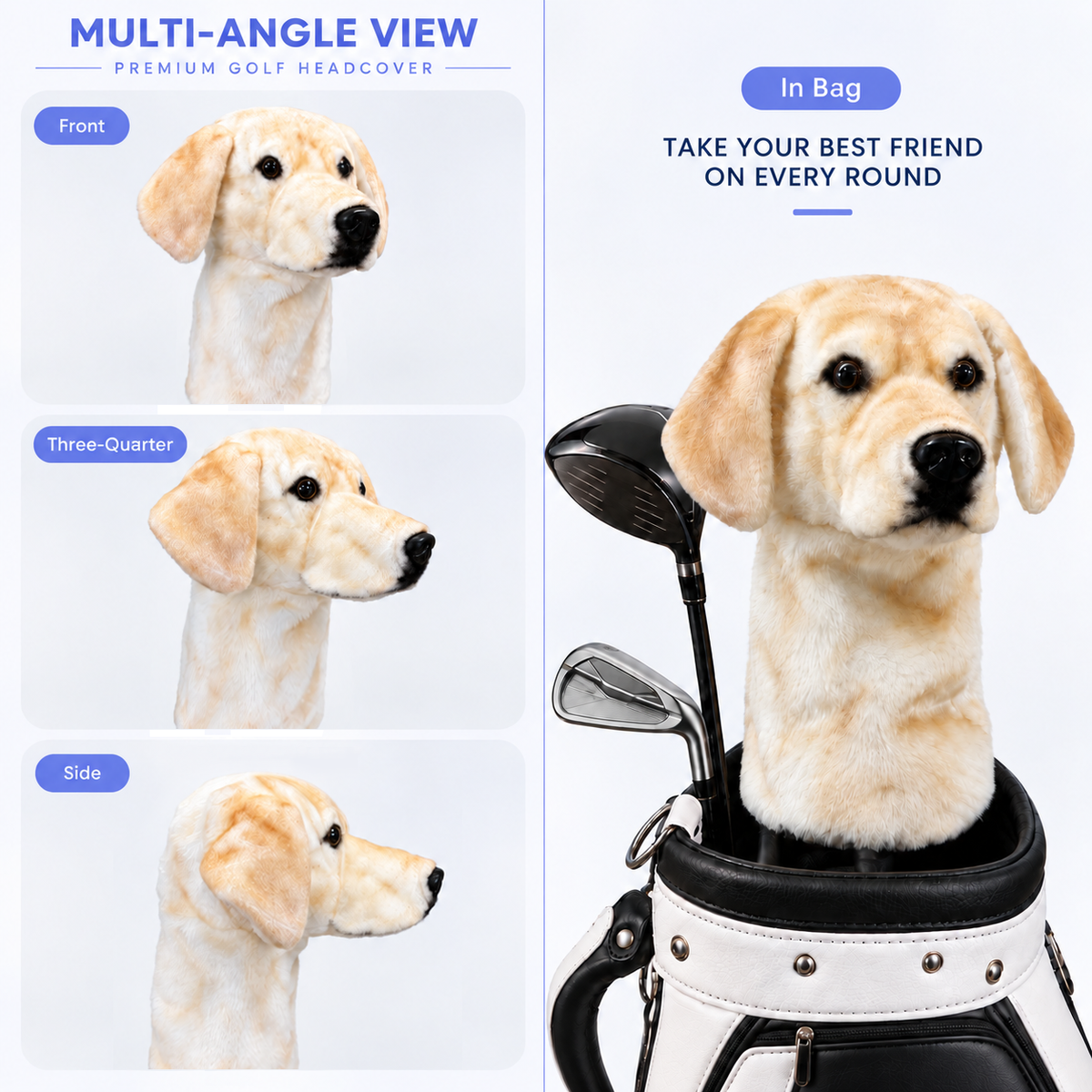 Ready-made Labrador Retriever Golf Club Cover