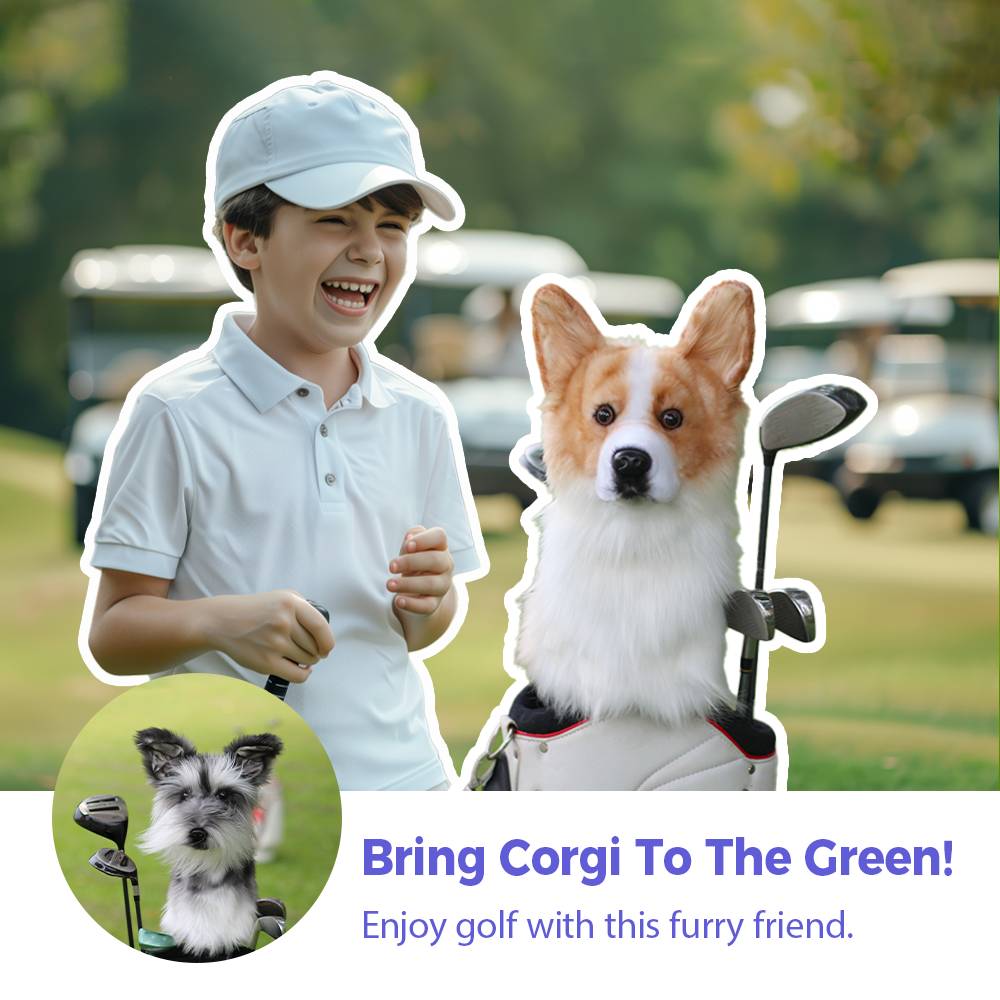Ready-made Corgi Golf Club Cover