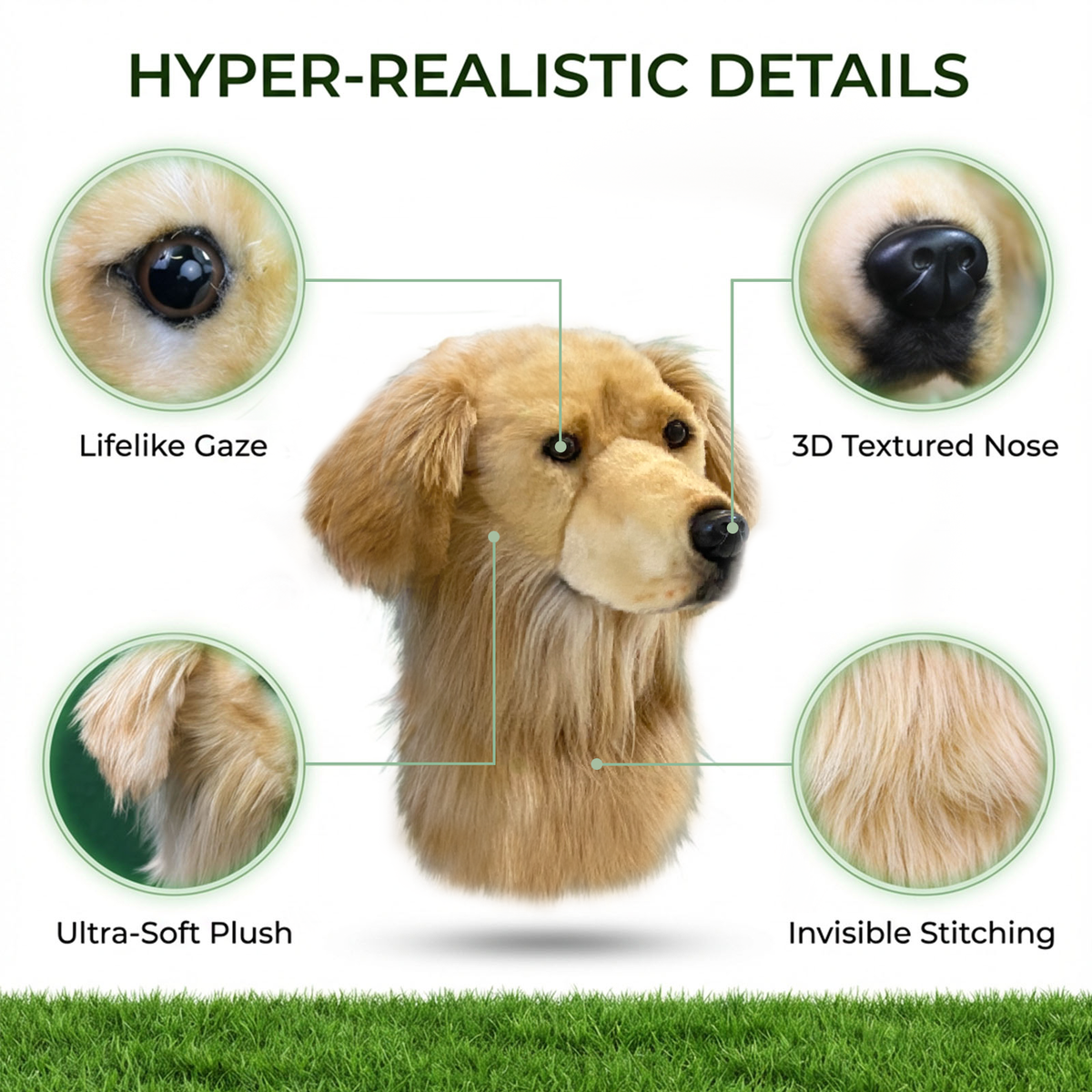 Golden Retriever Golf Club Cover