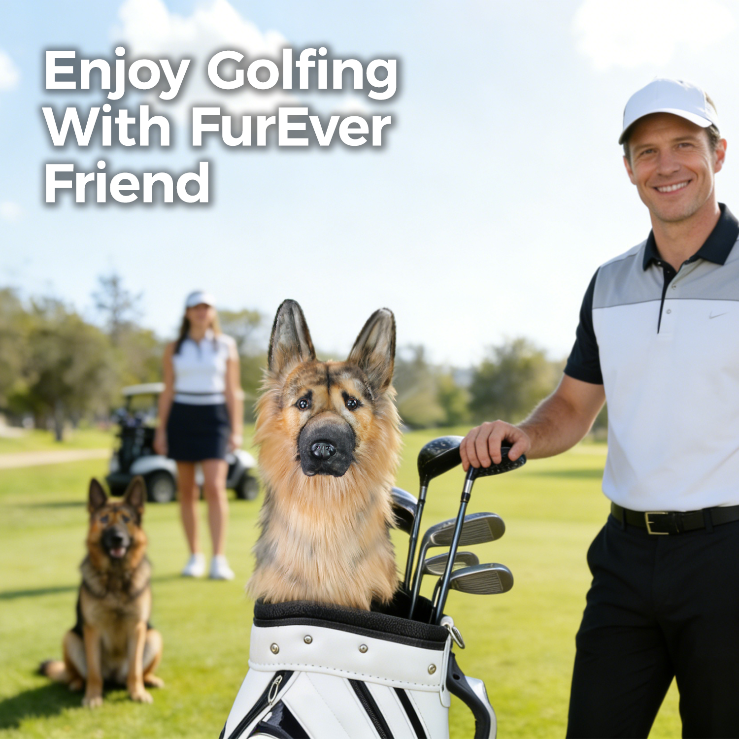 German Shepherd Golf Club Cover
