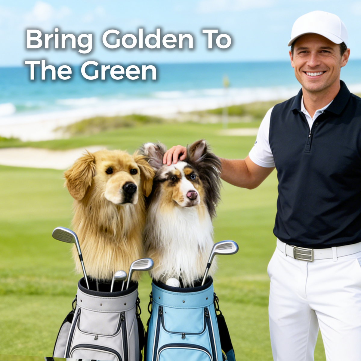 Golden Retriever Golf Club Cover