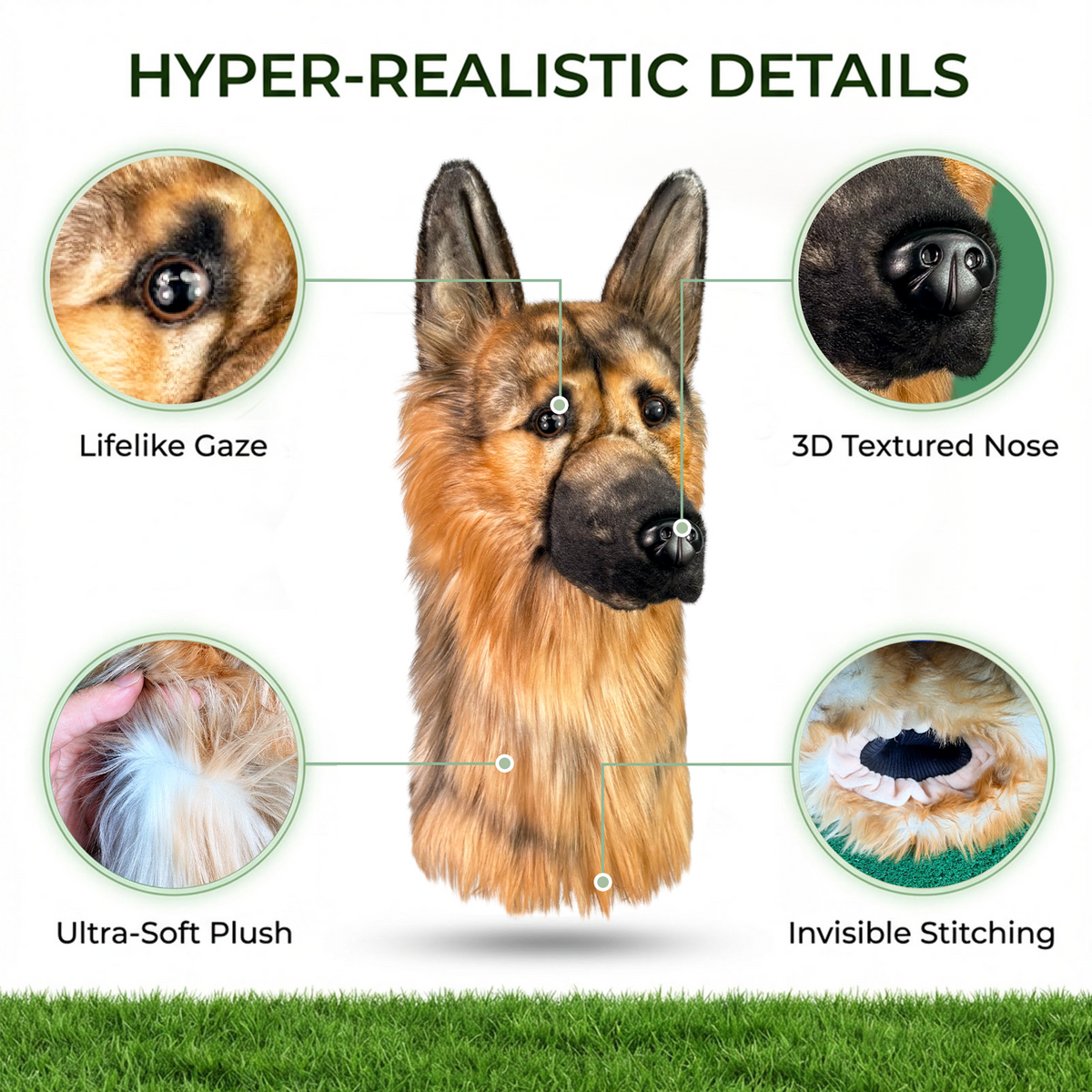 German Shepherd Golf Club Cover