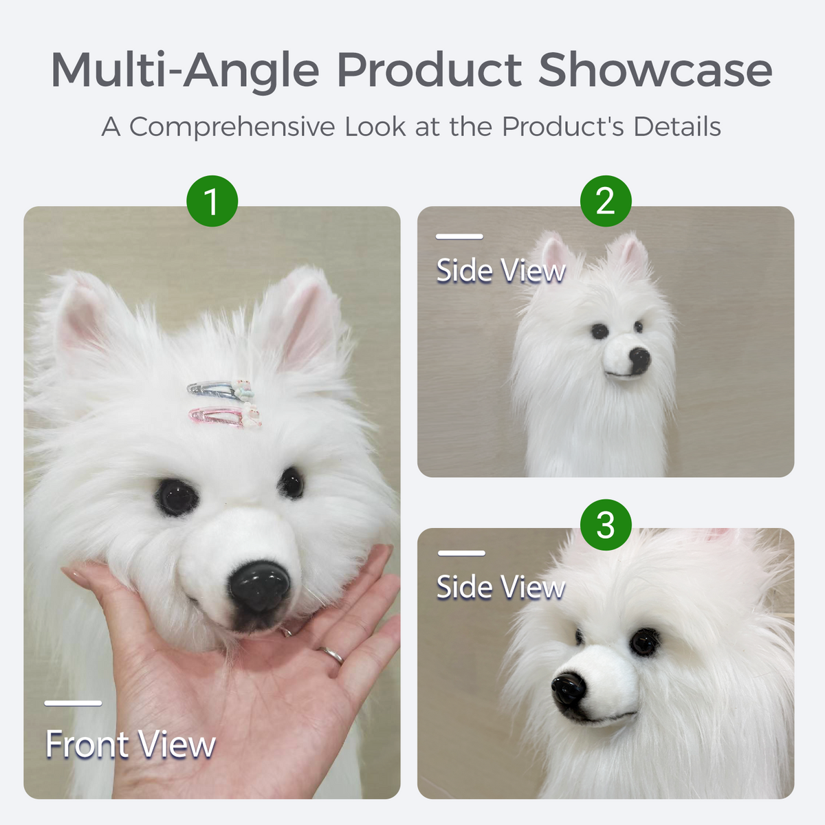 White Pomeranian Golf Club Cover