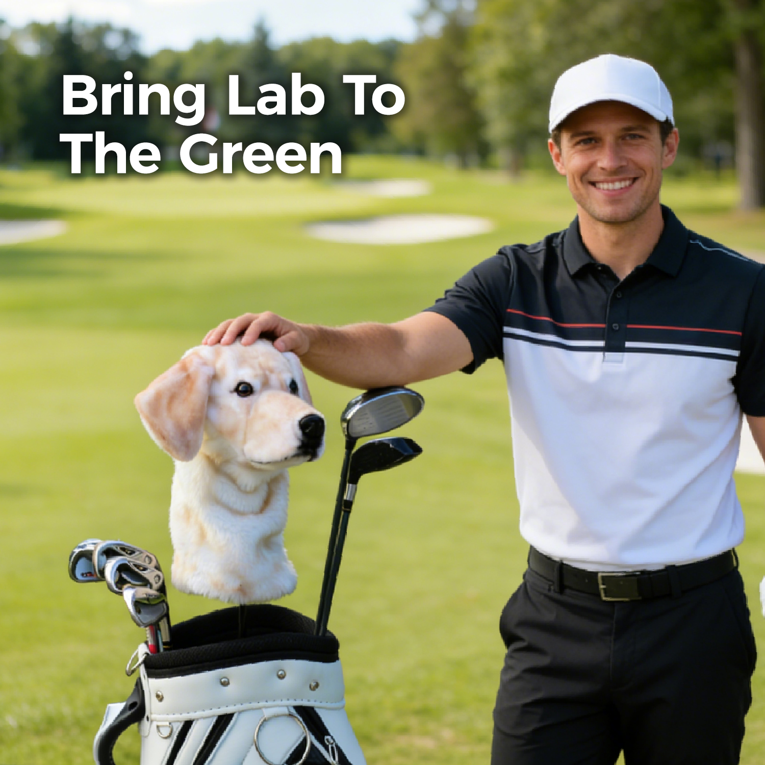 Ready-made Labrador Retriever Golf Club Cover