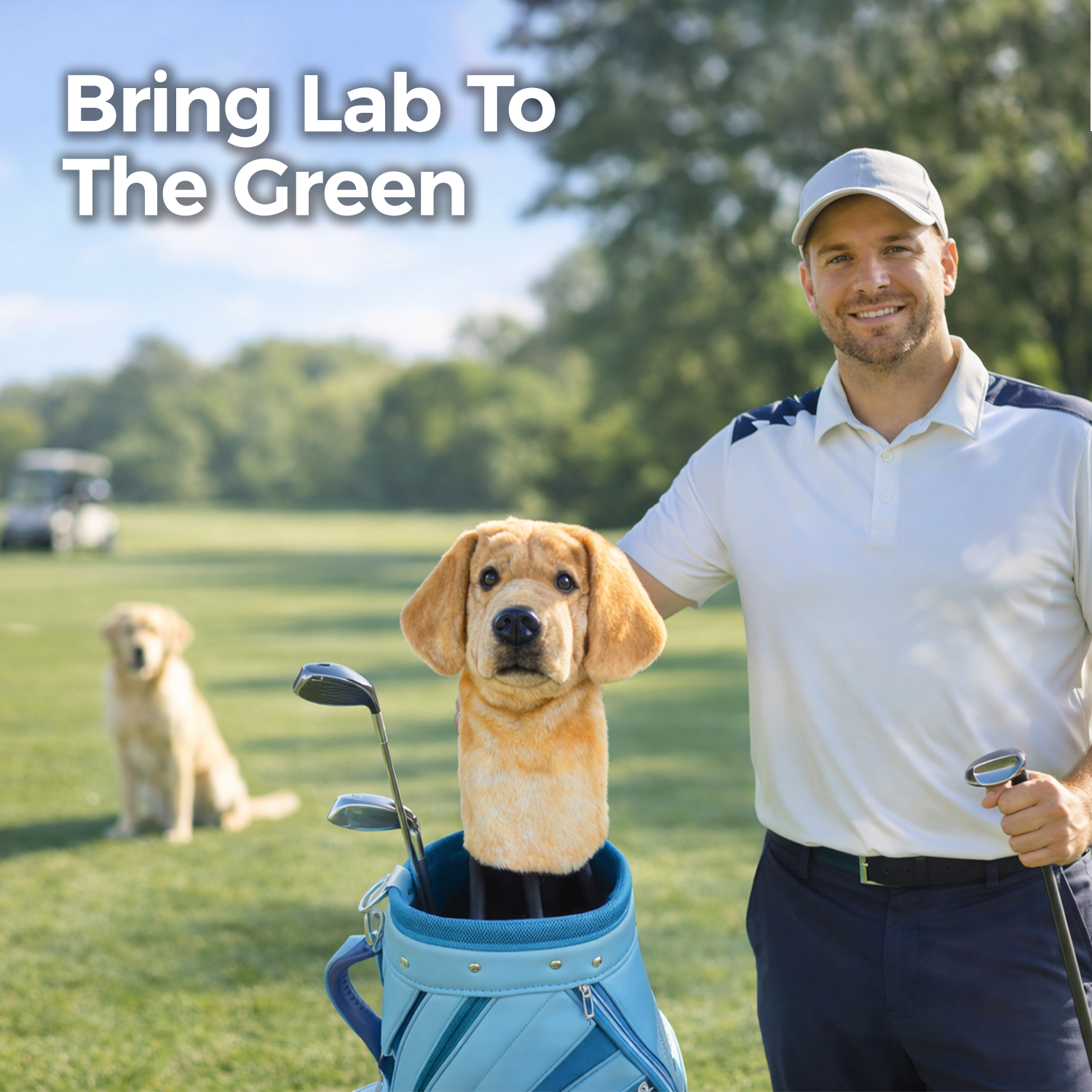 Golden Doodle Golf Club Cover