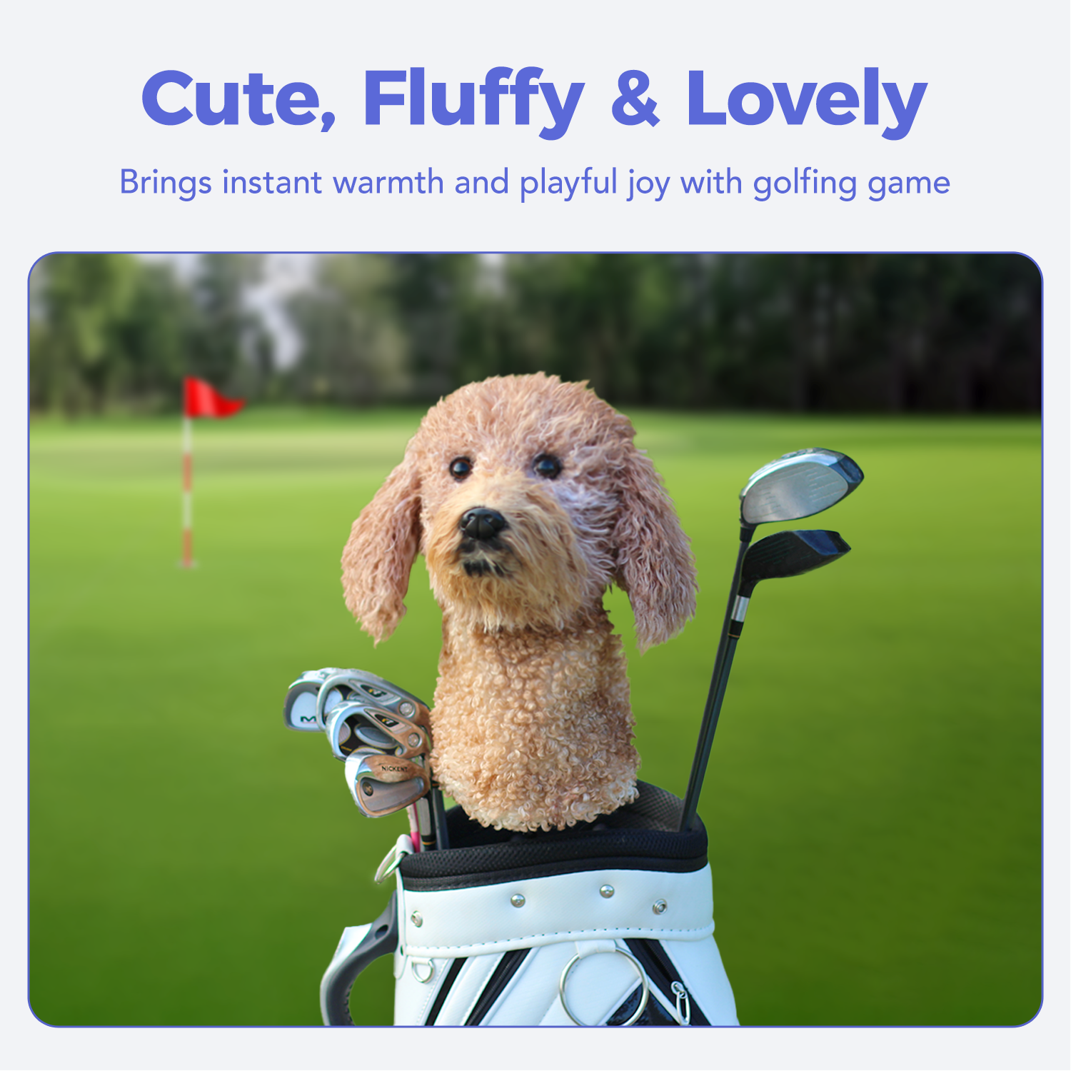 Ready-made Golden Doodle Golf Club Cover