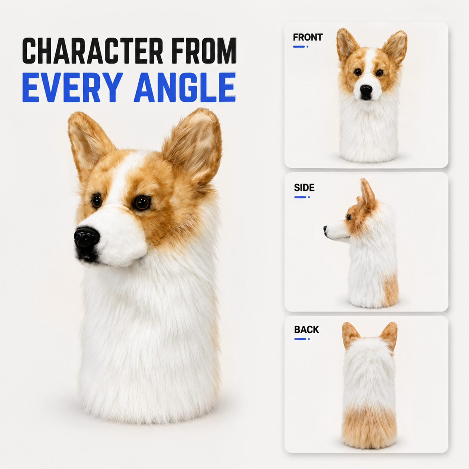 Corgi Golf Club Cover