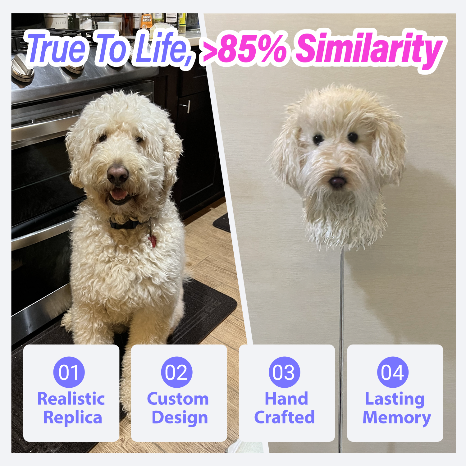 Ready-made Doodle Dog Golf Club Cover