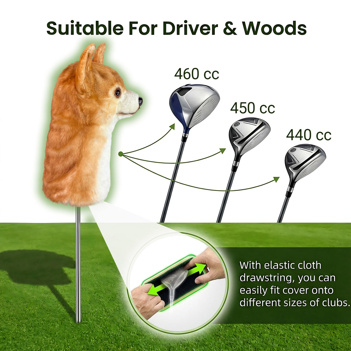 Chihuahua Dog Golf Club Cover