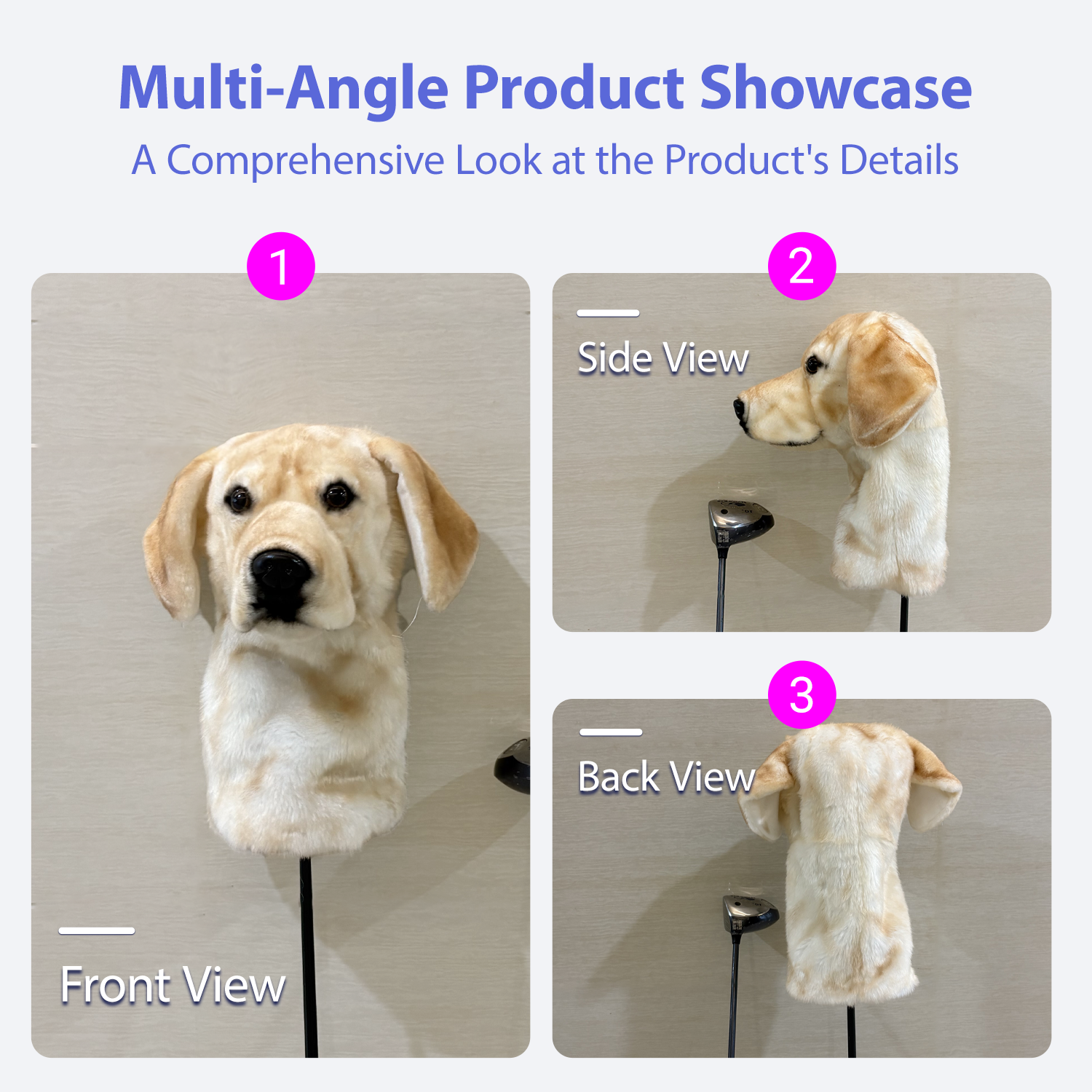 Ready-made Labrador Retriever Golf Club Cover