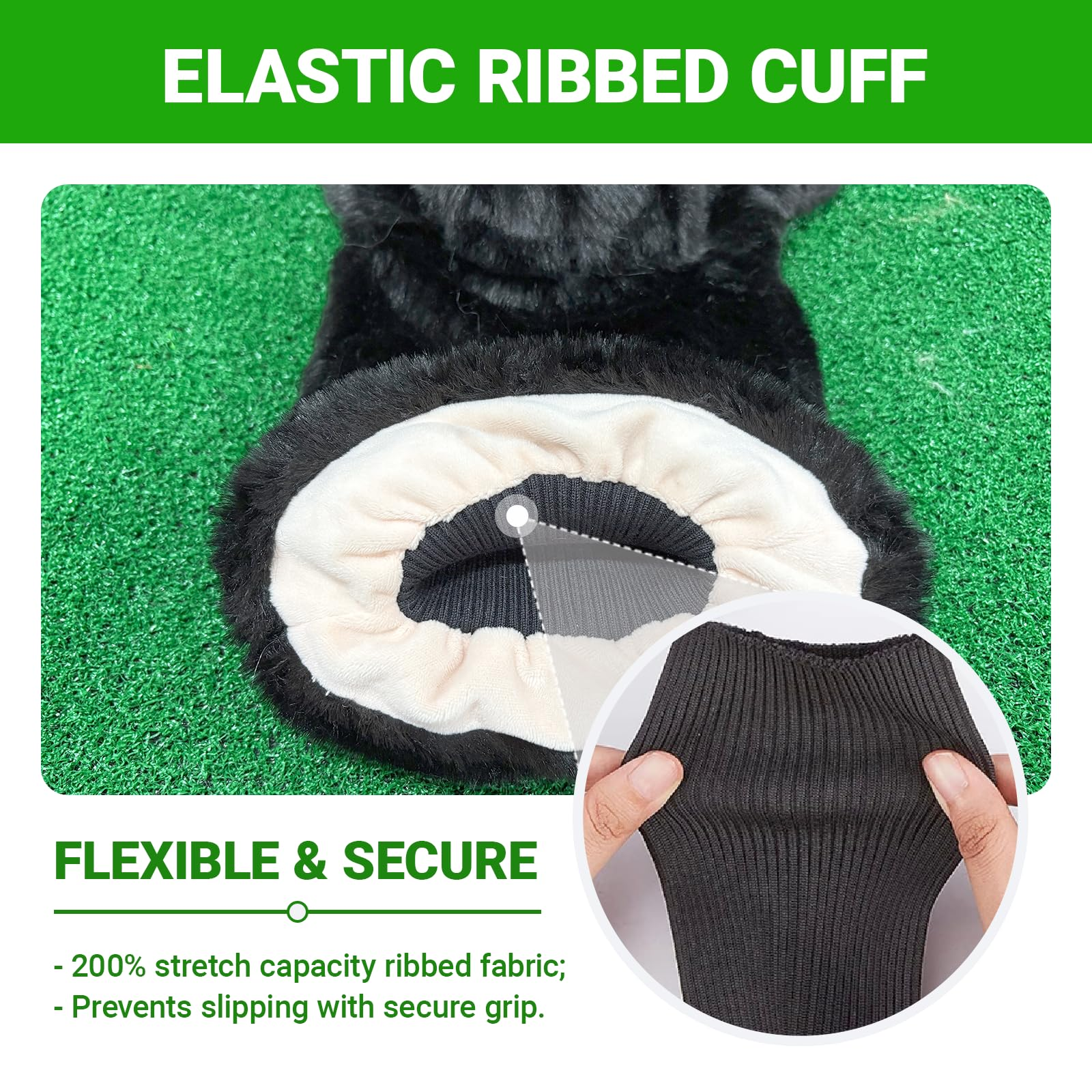 Ready-made Black Labrador Golf Club Cover