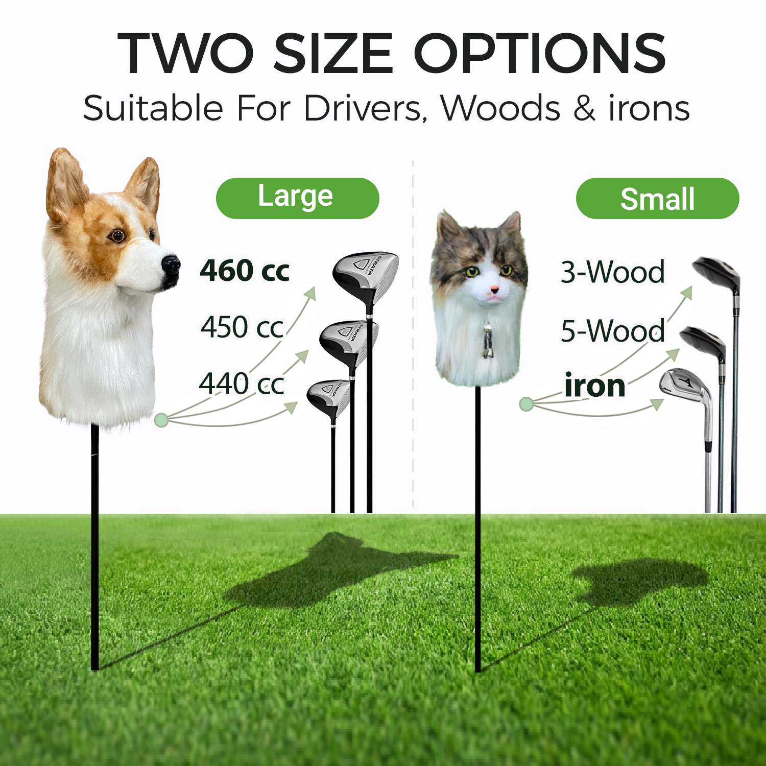 Custom-made Golf Driver & Woods Club Cover