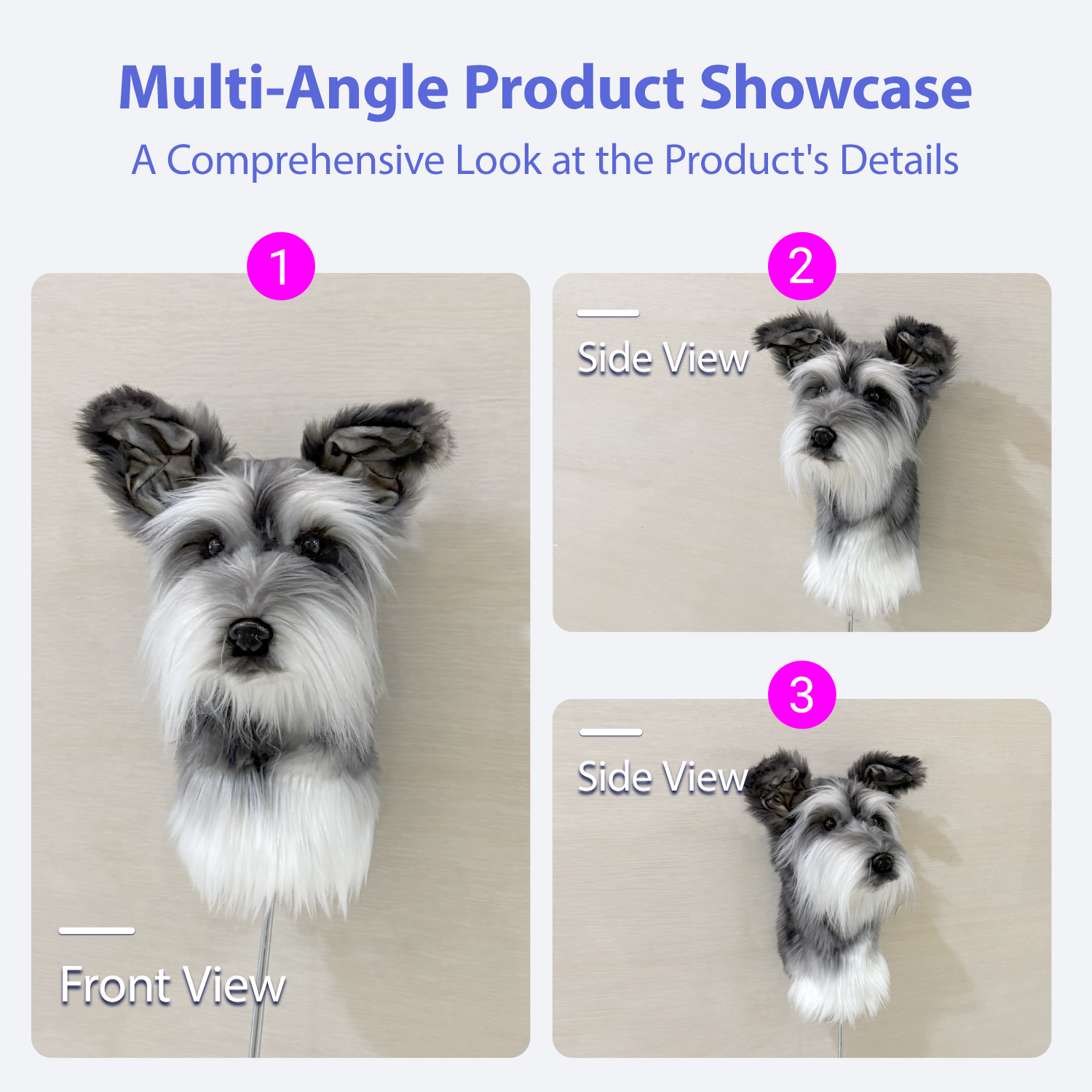 Ready-made Schnauzer Golf Club Cover