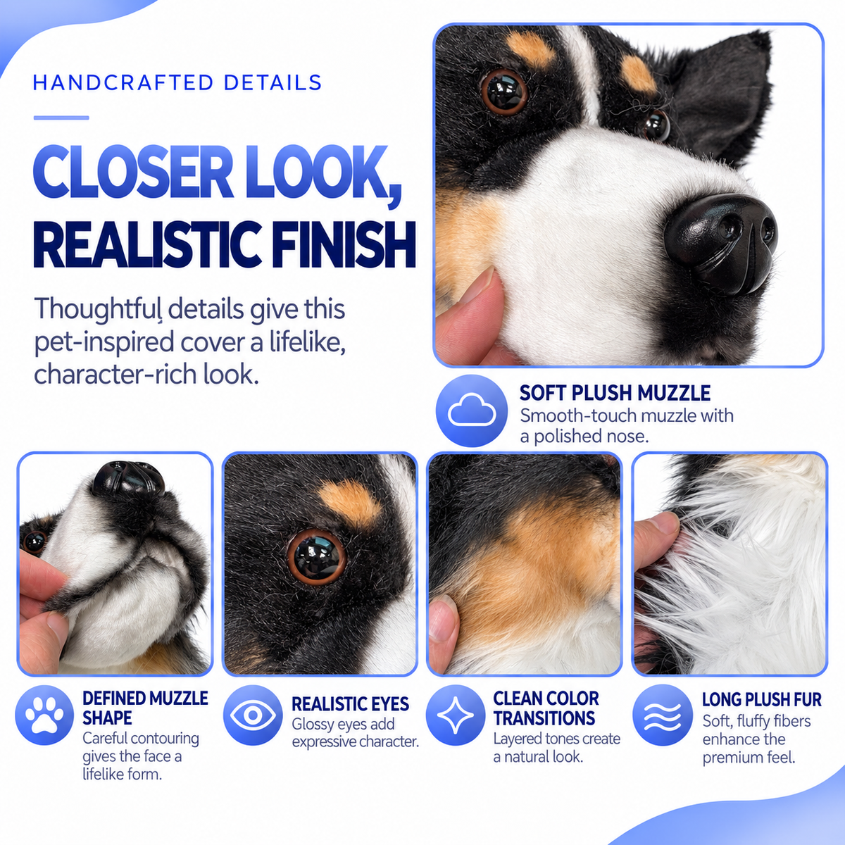 FureverClone Bernese Mountain Dog Golf Club Covers