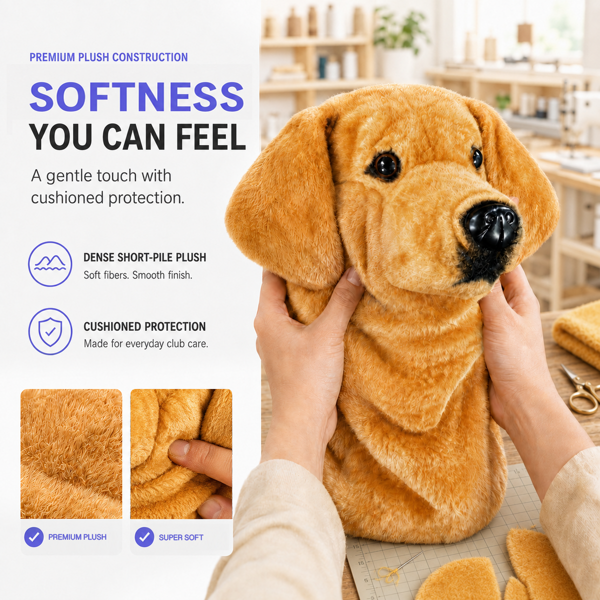 Golden Doodle Golf Club Cover