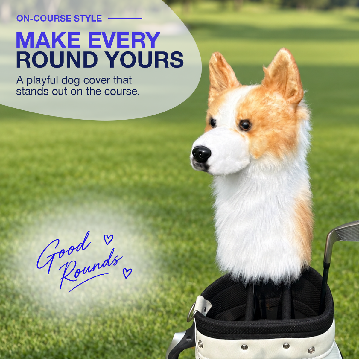 Corgi Golf Club Cover