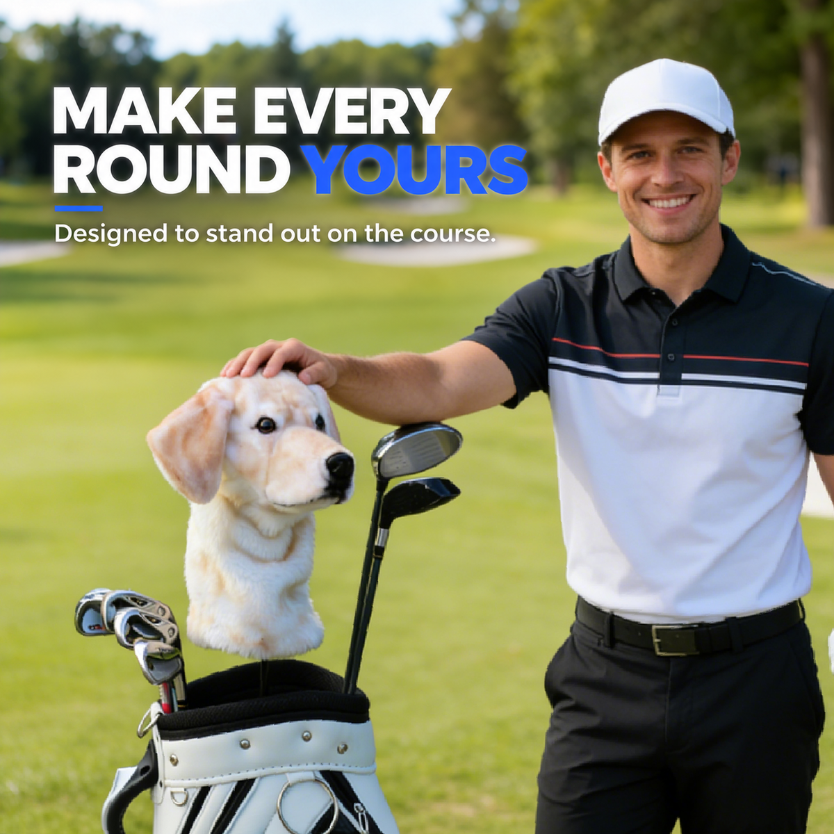 Ready-made Labrador Retriever Golf Club Cover