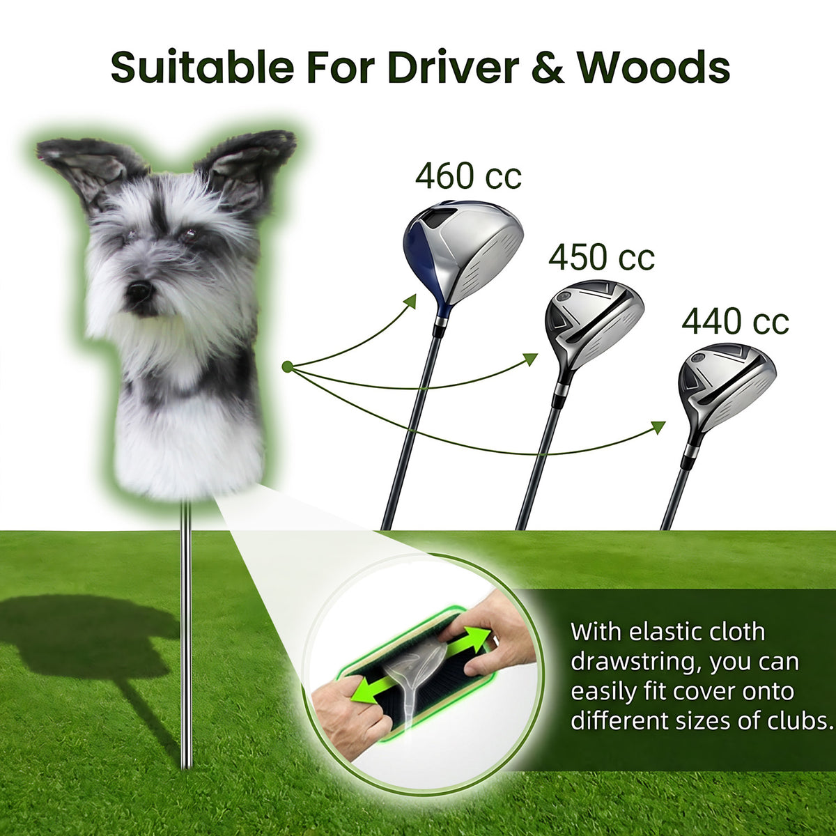 Schnauzer Golf Club Cover