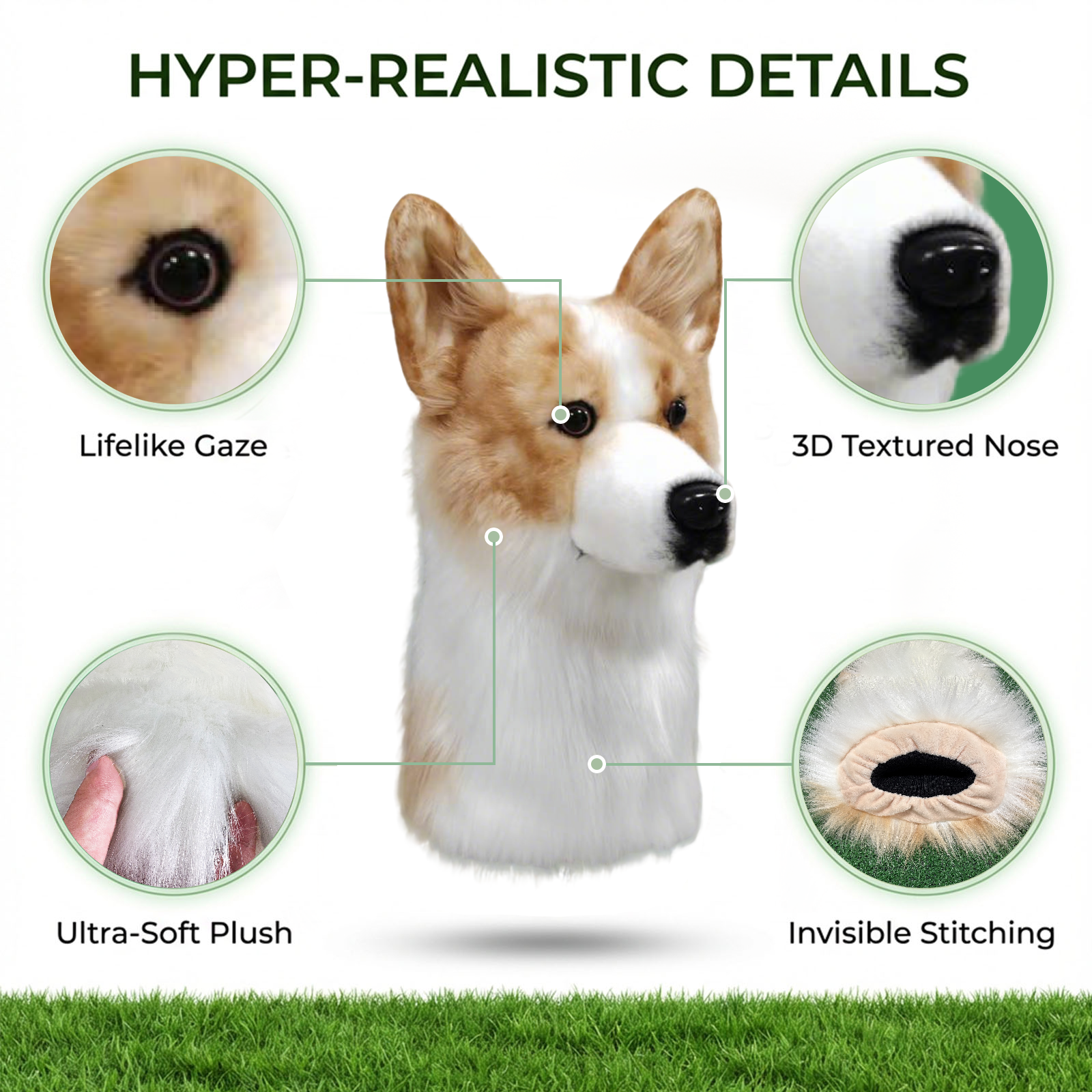 Corgi Golf Club Cover
