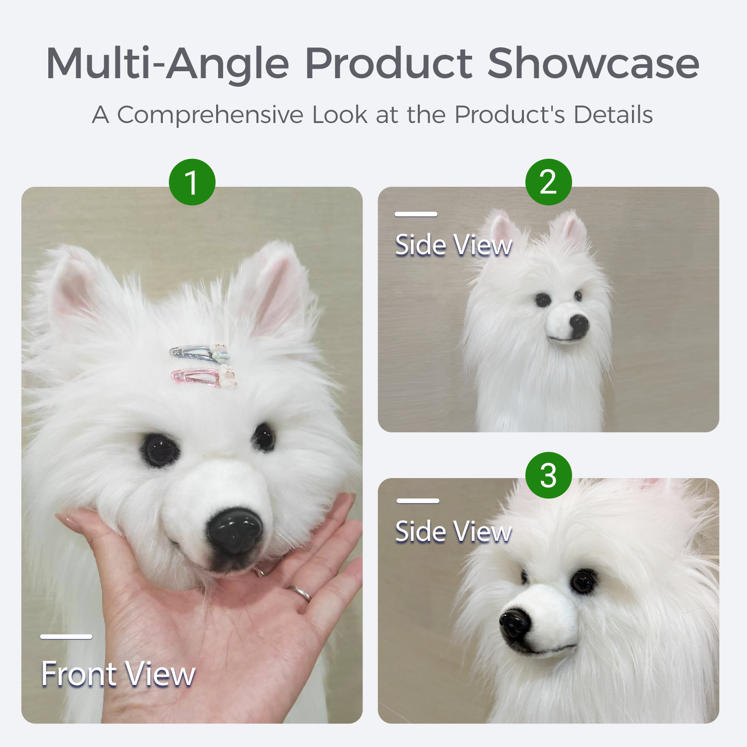 White Pomeranian Golf Club Cover