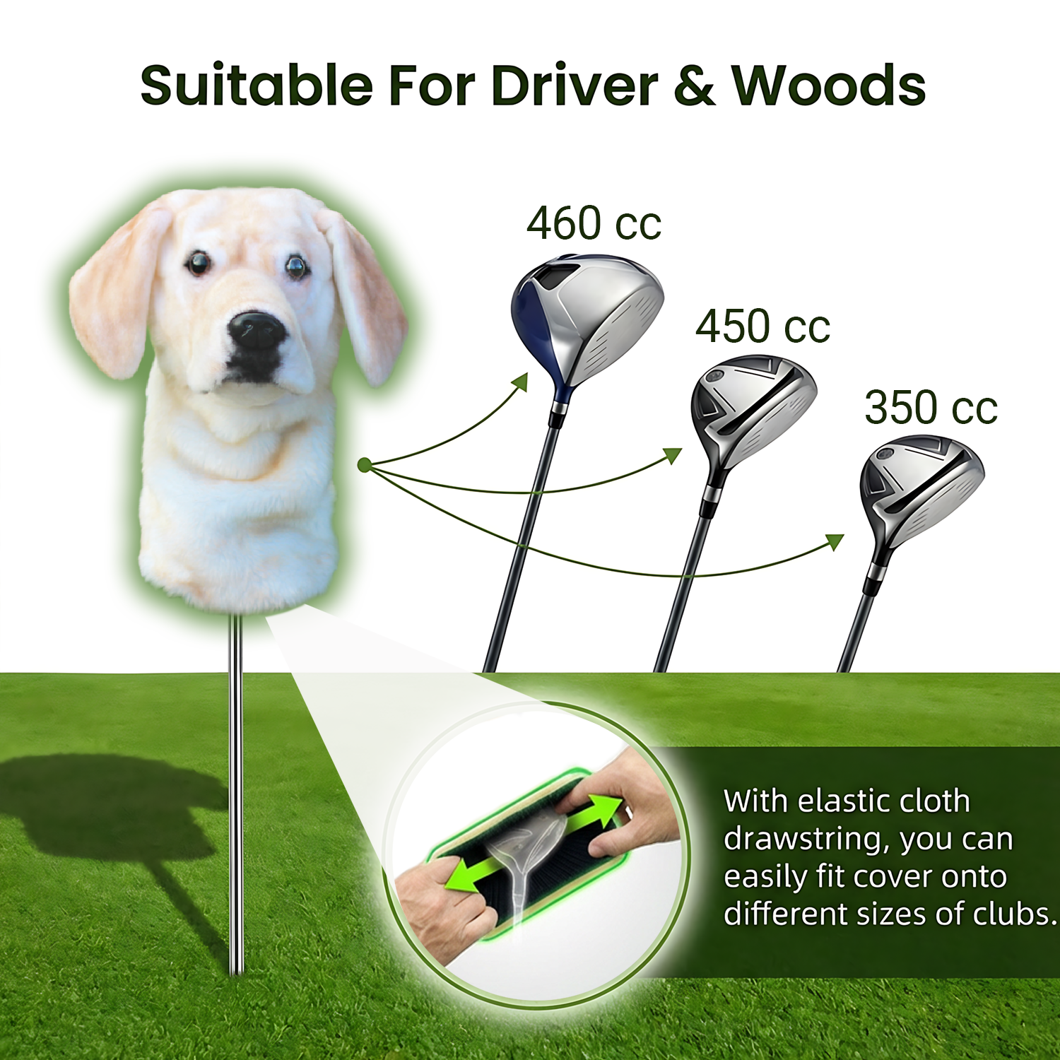 Ready-made Labrador Retriever Golf Club Cover