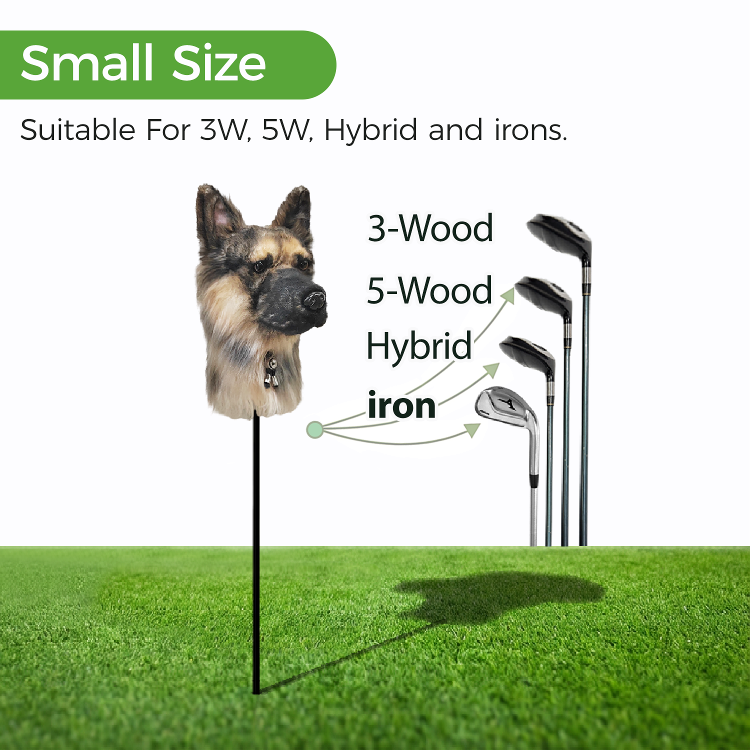 Small-size Custom Woods & irons Club Cover
