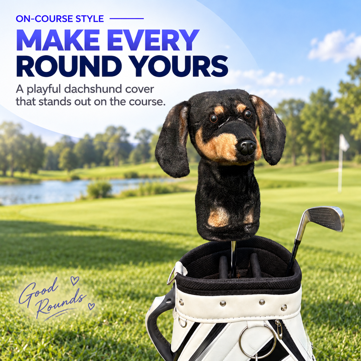 FureverClone Dachshund Dog Golf Club Covers