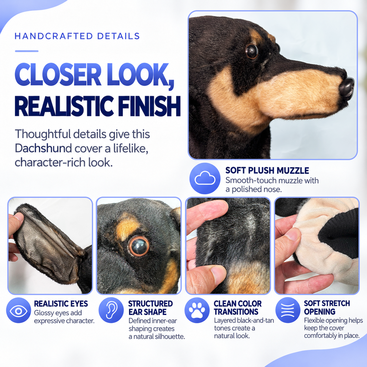 FureverClone Dachshund Dog Golf Club Covers