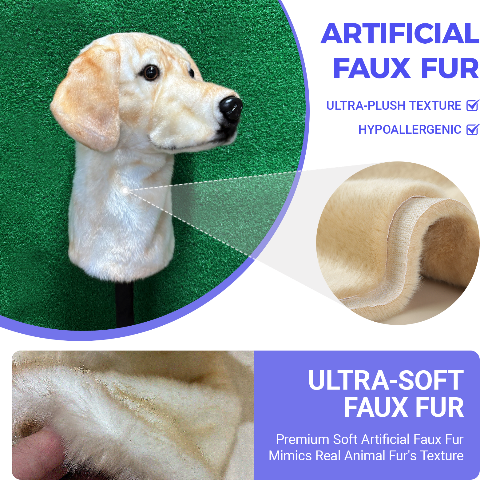 Ready-made Labrador Retriever Golf Club Cover