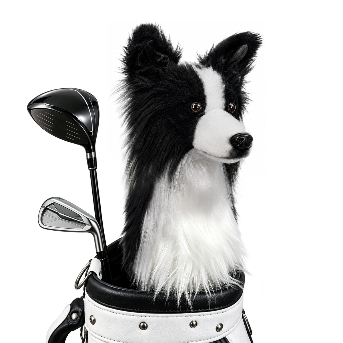 Border Collie Golf Club Cover